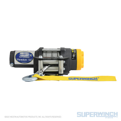 Superwinch Terra 35 12v ATV/UTV Winch - Steel Rope - 1135220