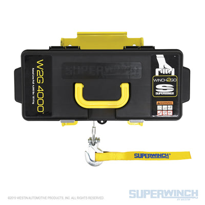 Superwinch Winch2Go SR 12v Portable Winch - Synthetic Rope - 1140232