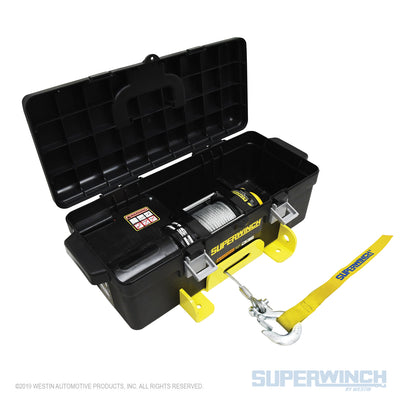 Superwinch Winch2Go 12v Portable Winch - Steel Cable - 1140222