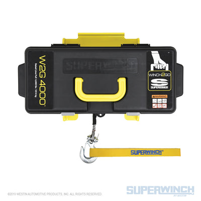 Superwinch Winch2Go 12v Portable Winch - Steel Cable - 1140222