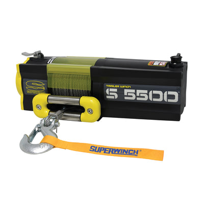 Superwinch S5500 Trailer Utility Winch - Steel Cable - 1455200