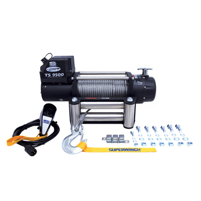 Superwinch Tiger Shark 9500 12v Winch - Steel Rope - 1595200