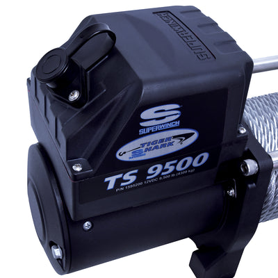 Superwinch Tiger Shark 9500 12v Winch - Steel Rope - 1595200