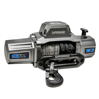 Superwinch 1710201 SX10000SR 12VDC Winch 10000lbs Single Line Pull - Synthetic Rope