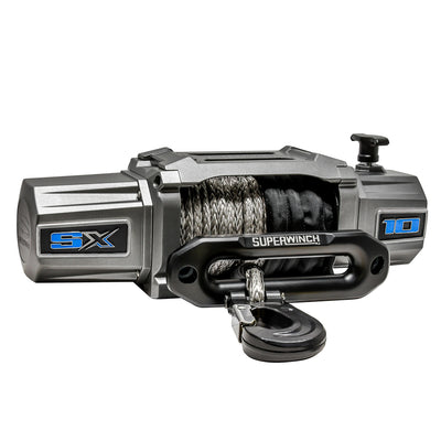 Superwinch 1710201 SX10000SR 12VDC Winch 10000lbs Single Line Pull - Synthetic Rope