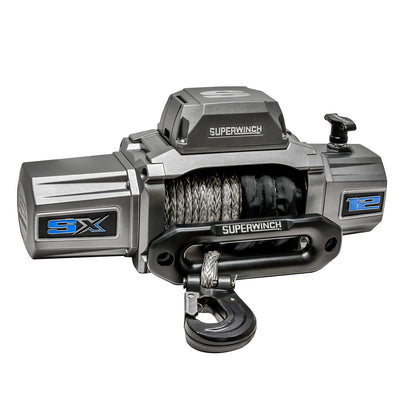 Superwinch 1712201 SX12000SR 12VDC Winch 12000lbs Single Line Pull - Synthetic Rope