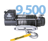 Superwinch Tiger Shark 9500SR 12v Winch - Synthetic Rope - 1595201