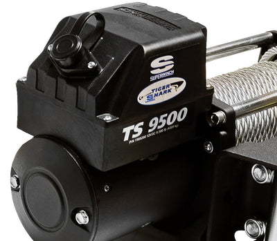 Superwinch Tiger Shark 9500SR 12v Winch - Synthetic Rope - 1595201